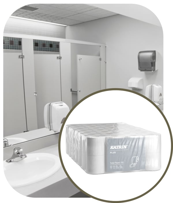 PLUS 3 Toalettpapper 150-pack 56 st (17,3 m)