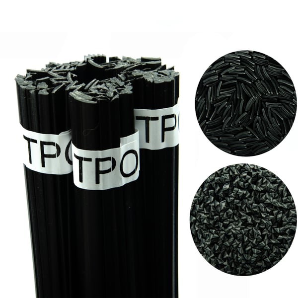 TPO Plastsvetsfyllmedel metall svart 100g TPO Plastsvetsfyllmedel metall svart 100g