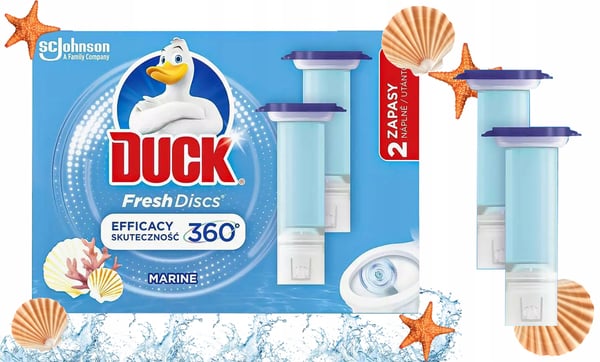 Duck Fresh Discs Marine toalettgeldisk 72ml 2x36ml