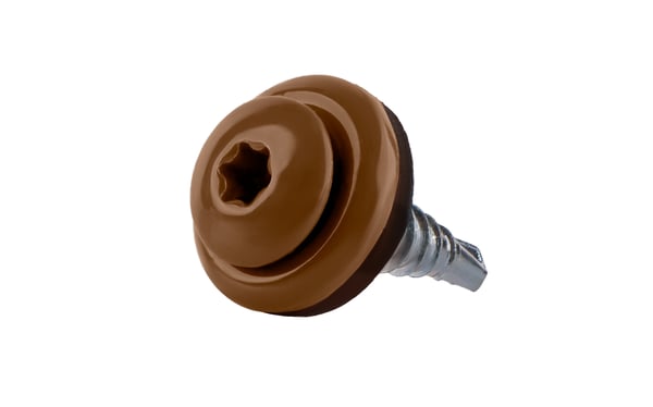 Landmandsskruer GTF02P Panhoved 4,8x20mm RAL 8003