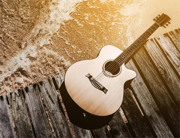 Glas skärbräda 52x40 gitarr