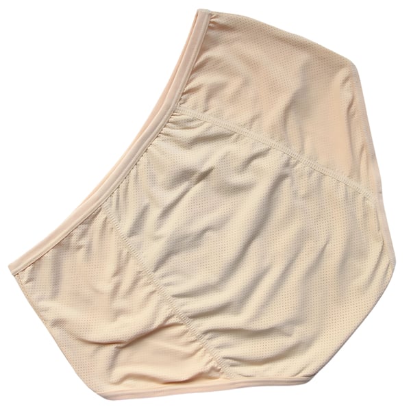 Beige menstruationsbukser XL