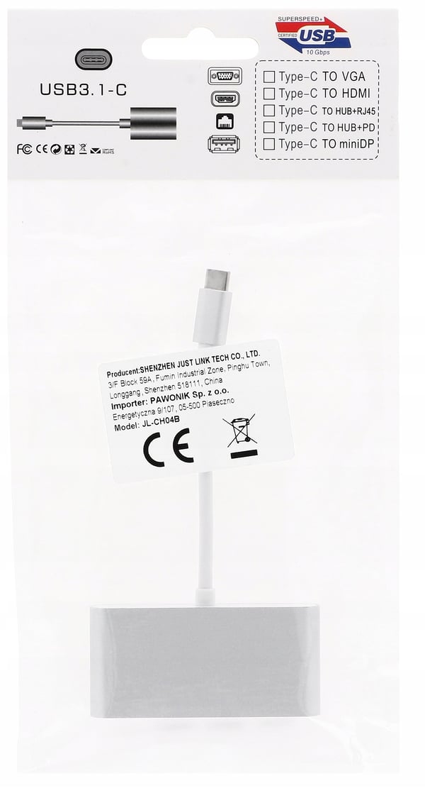 SOVITIN-KESKITIN USB C - 3xUSB 3.0 + USB C PD MacBookille