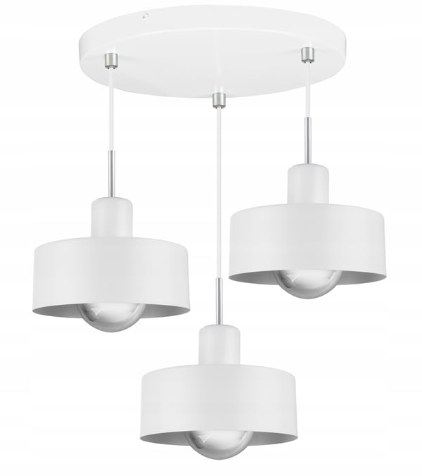 MODERNE LOFTHÆNGELAMPE, METAL LAMPESKÆRM
