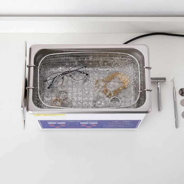 PS-20A ultraljudsrengörare med display och värmare 220W 3,2L