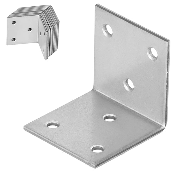 Kotarbau® Kirvesmiehen kulmaliitin ruostumatonta terästä sinkittyä 40 x 40 x 40 mm 12 kpl:n sarja Kotarbau® Kirvesmiehen kulmaliitin ruostumatonta terästä sinkittyä 40 x 40 x 40 mm 12 kpl:n sarja
