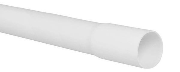 ELINSTALLATIONSRÖR RL-22, FLÄNSBAR, 2 METER, VIT - VT-210-2202