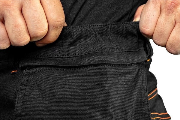 HD SLIM -TYÖHOUSUT IRROTETTAVILLA TASKULLA KOKO XL - T N81-239-XL