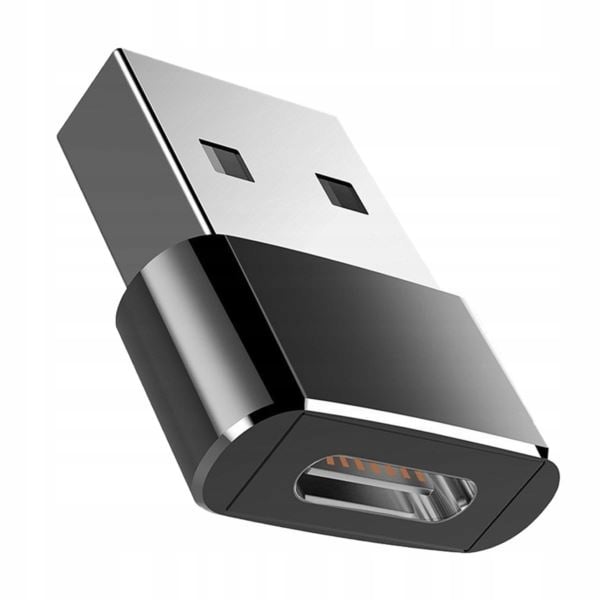 Adapter fra USB-C til USB-A OTG sort