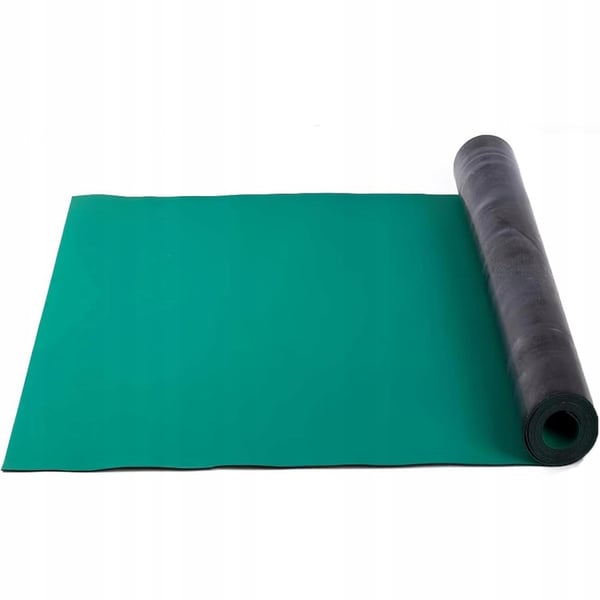 Antistaattinen matto ESD vihreä rulla 0,6m x 10m paksuus 2mm