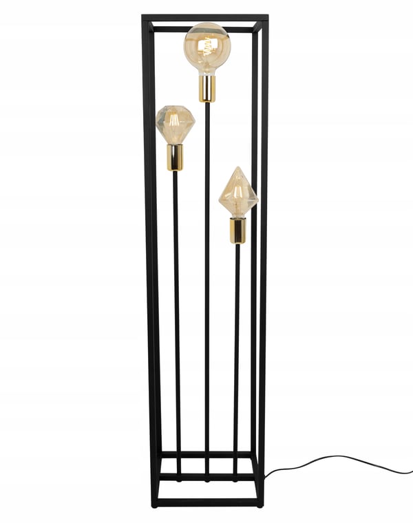 MUSTA METALLILATTIAVALAISIN 130 CM