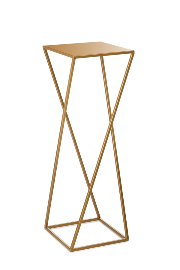 Moderni kultainen kukkateline 70 cm