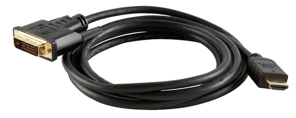 Lanberg HDMI(M) - DVI-D(M)(24+1) 3m Dual Link -sovitinkaapeli, kullatut kontaktit, 4K 30 Hz, musta