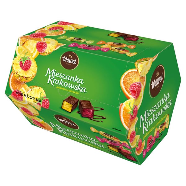 Wawel Krakowska Mix chokoladeovertrukne geléblandinger 2,8 kg