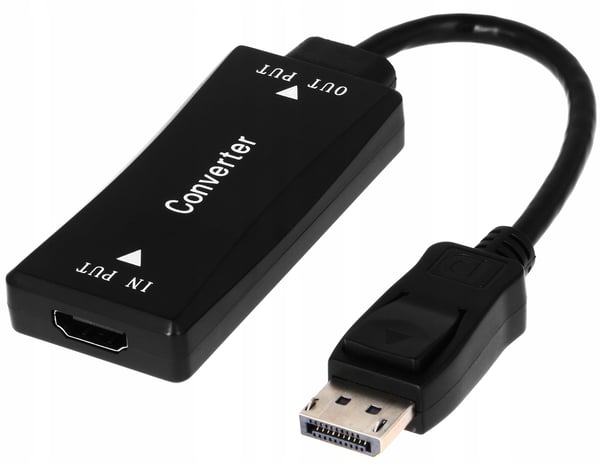 HDMI til Displayport-konverteradapter DP 4K@30Hz