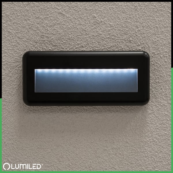 Puutarhan ulkoporrasvalaisin Julkisivuseinävalaisin CCT 3000-6500K LED 4W IP65 VIREO LUMILED