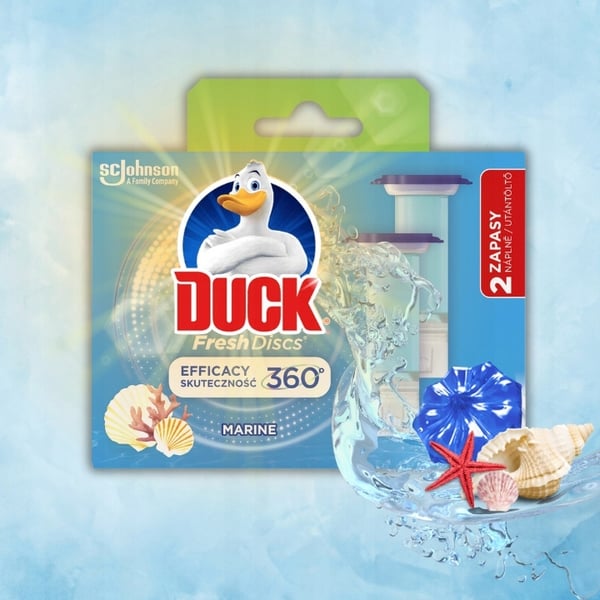 Duck Fresh Discs Marine toalettgeldisk 72ml 2x36ml