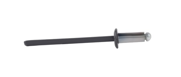 Åbne aluminiumnitter 3,2x8mm RAL7016