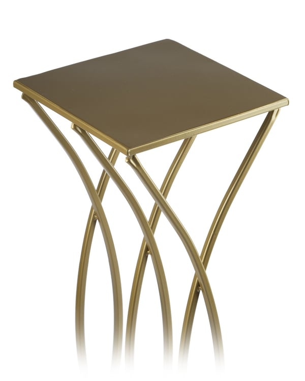 Modernt blomsterställ, guld, 75 cm