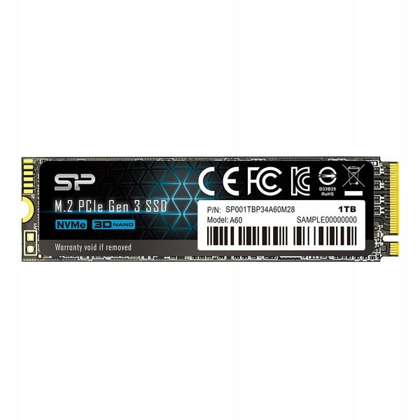 SSD Silicon Power A60 1024GB PCIe Gen 3x4