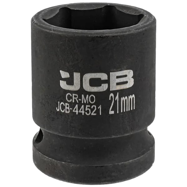 JCB Slagtopnøgle 1/2" 21 mm 6-punkts Cr-Mo topnøgle