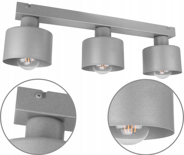 HÆNGENDE LOFTSLAMPE LYKRONE METALPLAFON