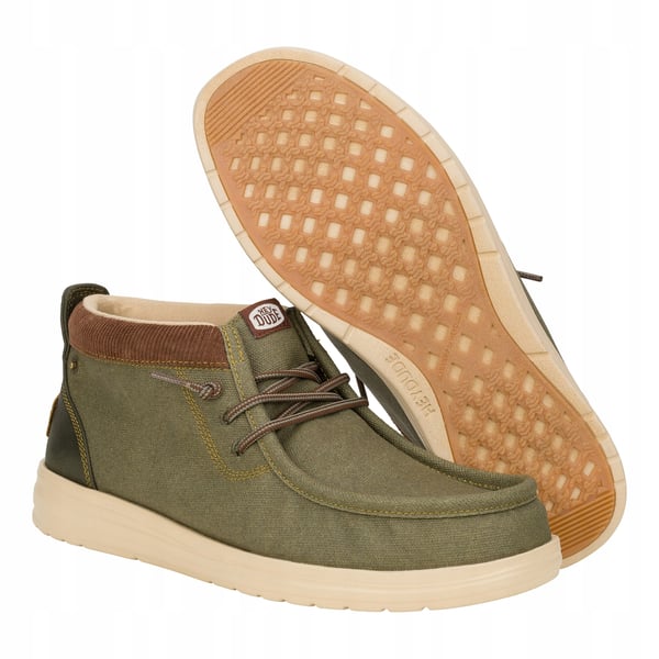 Heydude Wally Mid Grip R arbetsskor stövel 41867 storlek 42 dusty olive