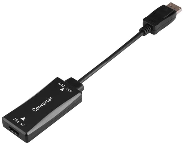 HDMI 4K naaras-DisplayPort kohinas-adapteri