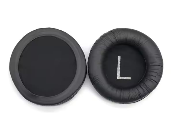 AKG øreputekudder skumgummi syntetisk læder sort