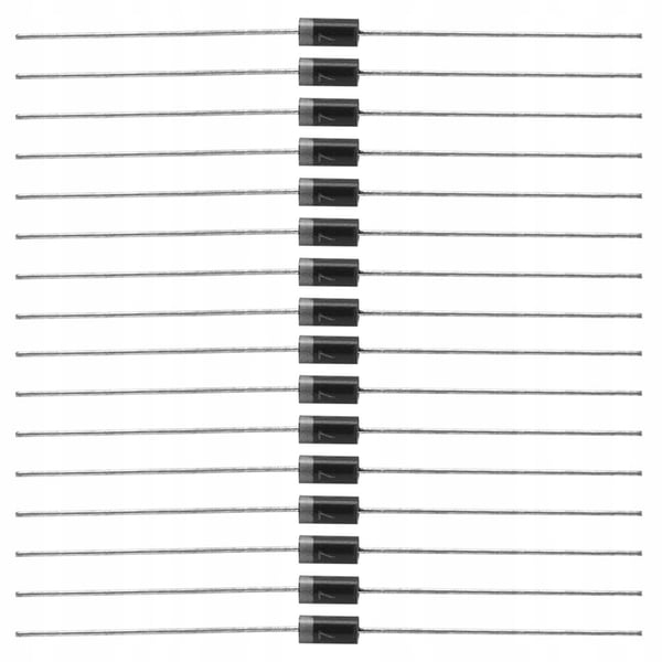 Ensretterdiode 1N4007 1000V 1A DO41 20 stk.