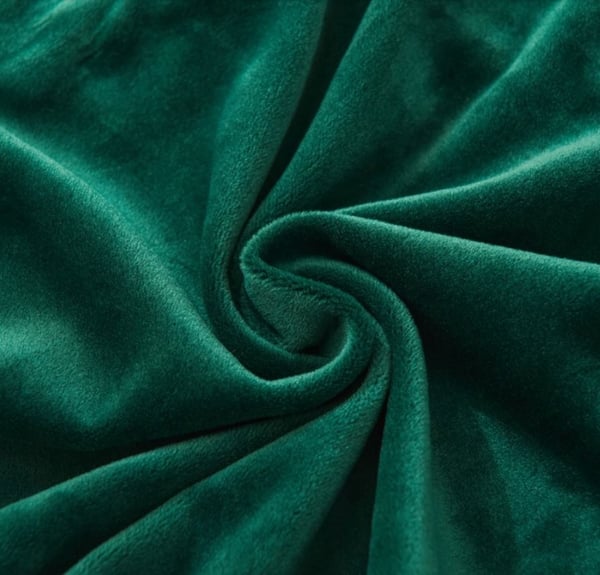 Paksu samettinen tuolinpäällinen, pullonvihreä