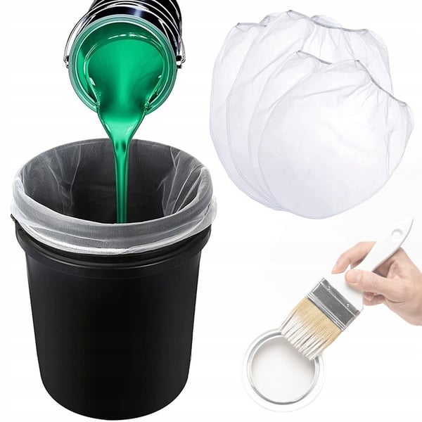 2x Rosfix pose/si til maling 20L 50x54cm + 2x pose/si til maling 10L 38x42cm