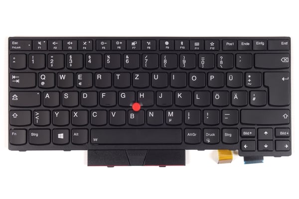 Tradebit - Tastatur til Lenovo ThinkPad | Tysk DE QWERTZ | Fuld kompatibilitet | Høj kvalitet materialer | LED baggrundslys belysning | Modeller: T470 T480