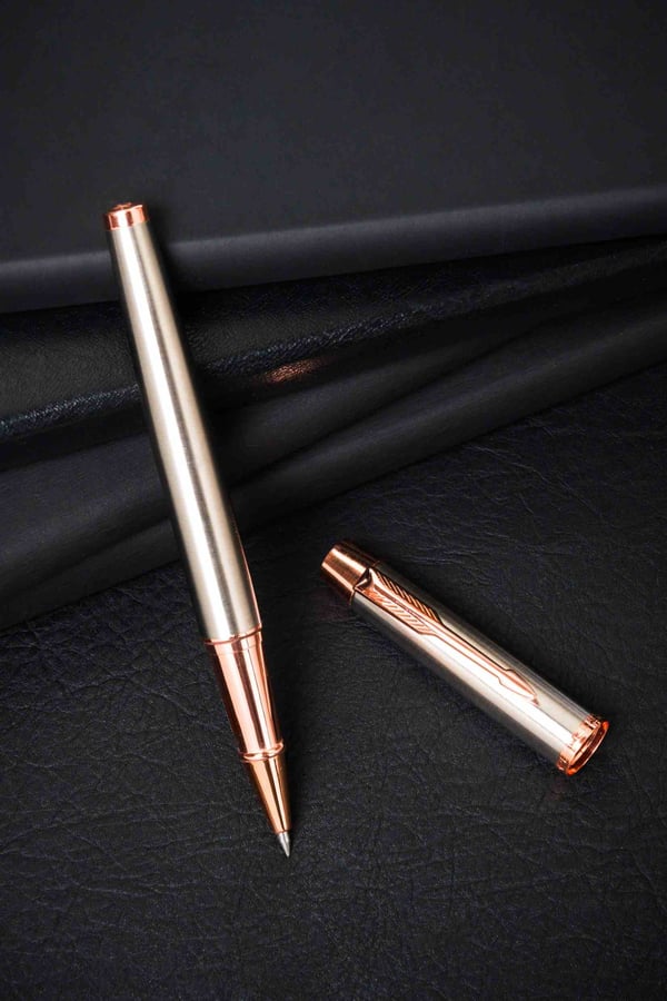 Pen i æske PTN 222-GB-8617 Sølv-R.Guld