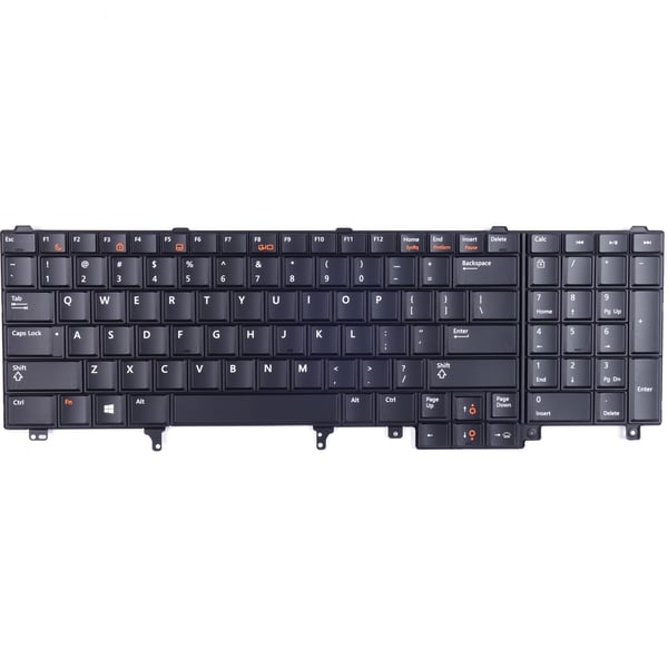 Dell E6520 E6530 E5520 -näppäimistö LED-taustavalaistu