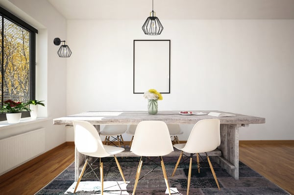 VÆGLAMPE, FIRKANTET LAMPE, METALLAMPE, TRÅD, LED