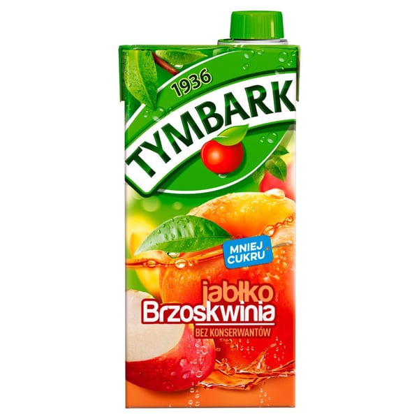 Tymbark Æble-Fersken Drik 1 l