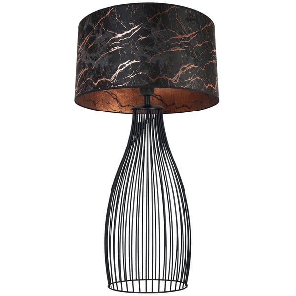 NATLAMPE RØRLAMPESKÆRM MØNSTER 35 CM