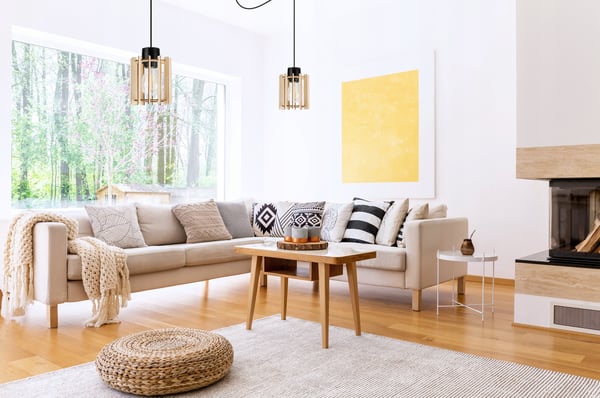 MODERNI PUINEN LED-KATTOVALAISIN