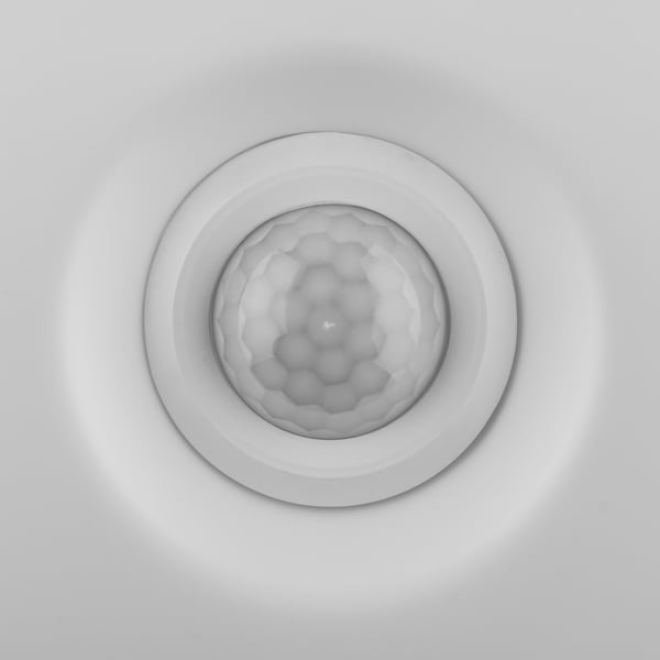 LED-taklampa Monteringsbar 24W NOTUS 2 Rund Rörelsedetektor IP44 33 cm LUMILED