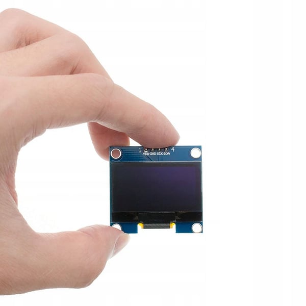 Rosfix OLED-displaymodul 0,96" 4-bens hvid