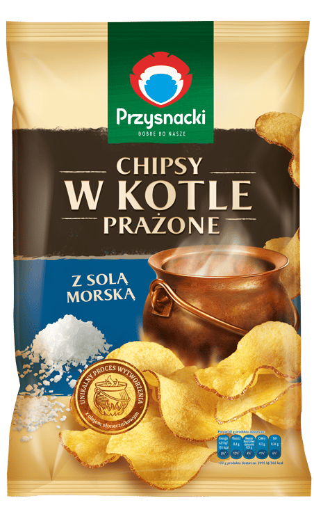 Przysnacki Merisuolalla paahdetut perunalastut 125 g