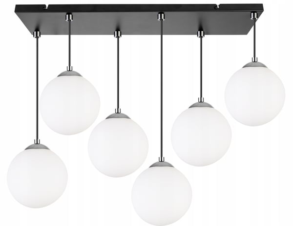 Hængende loftlampe, plafon, kugle, gylden krom, LED