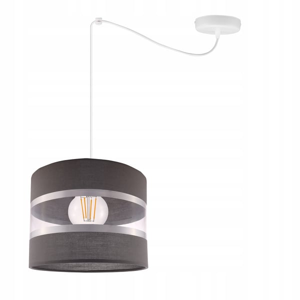 Lofthængende lampe med loftskrone og edderkopskærm