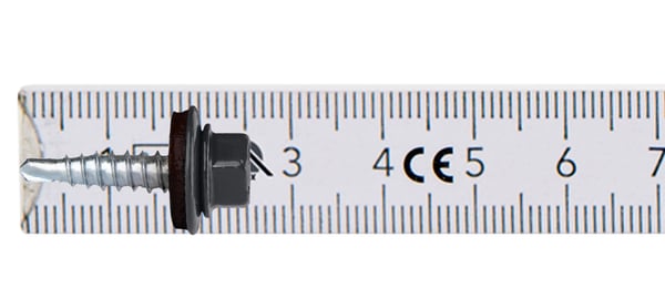 Landmandsskruer GTO2 Z14 4,8x20mm RAL 7016