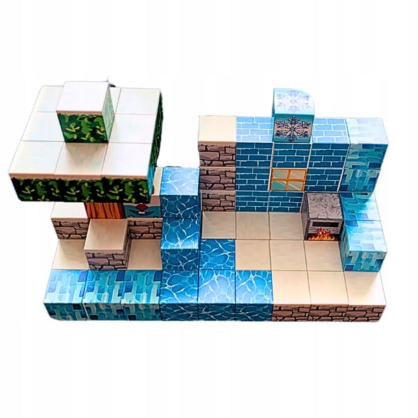 Magnetiset rakennuspalikat opetussarja 75 osaa ja hahmot