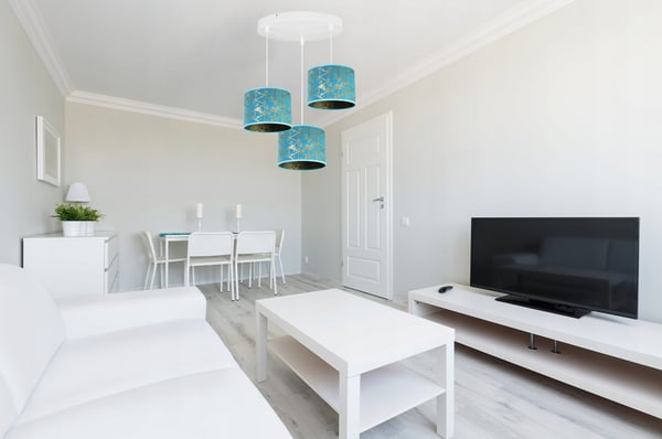 HÆNGELAMPE, LOFTKRONE, LAMPESKÆRM, GULDMØNSTER