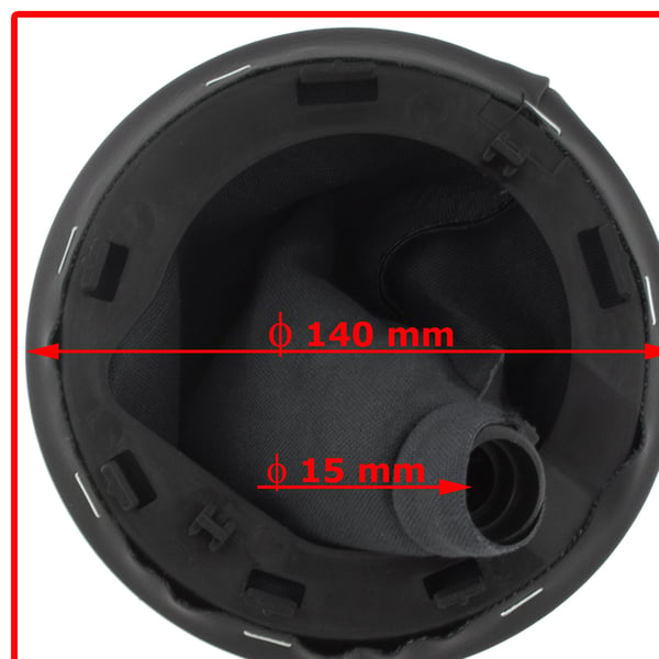 Citroen Berlingo III 2008- gearkiftknop KROM med gummibælg 5 gear