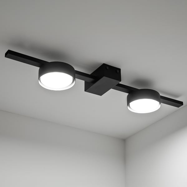 OVILO Halogen LED Loftlampe 2x GX53 LUMILED Vægspotlight