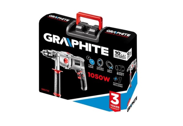 1050W SLAGBORE 13MM NØGLECHUCK 0-3000 RPM - T 58G722